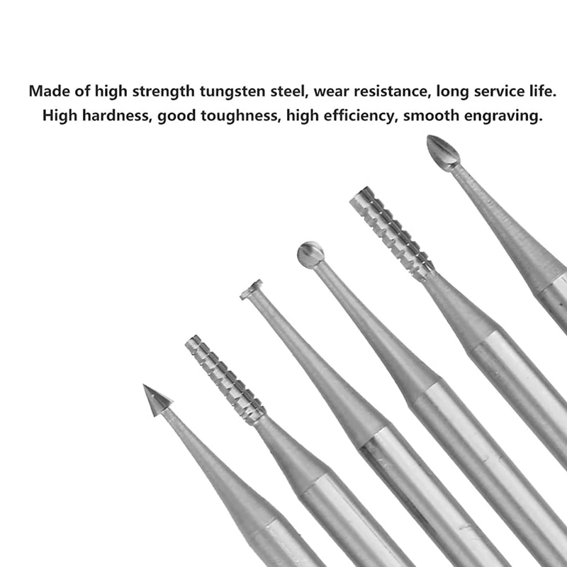 ABHU 2.35Mm Tungsten Steel Micro-Type Sculpture Carving Engraving Tool Set With High Hardness,Sculpture Knife Set