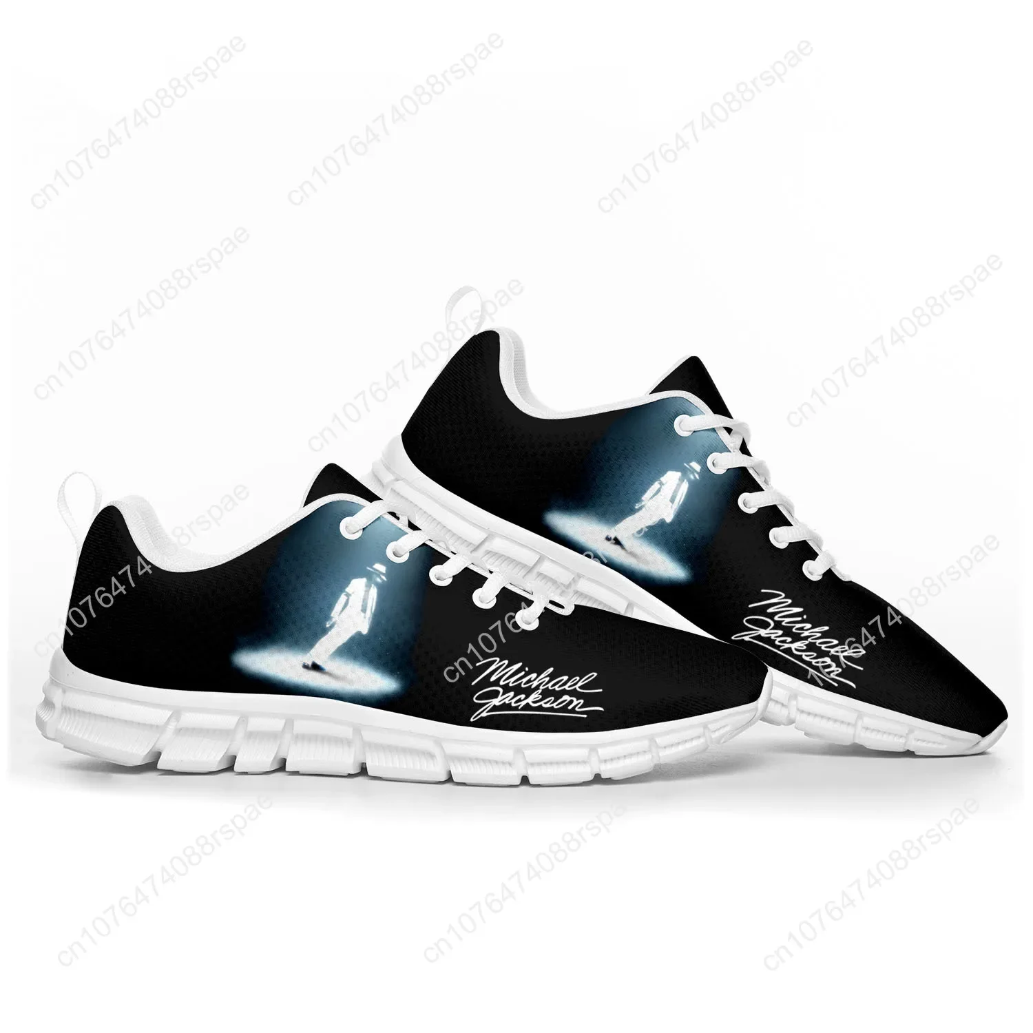 Michael Jackson Pop Singer Dancer Sports Shoes Mens Womens Teenager Kids Children Sneakers Custom High Quality Couple Shoes