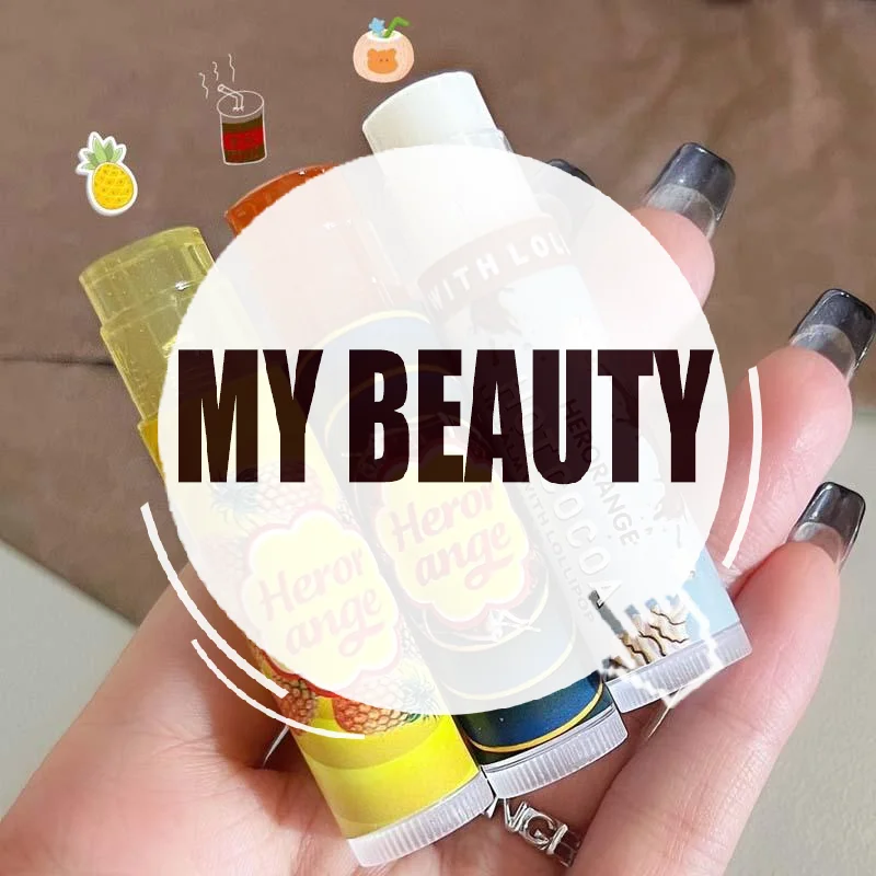 HERORANGE الفاكهة بلسم الشفاه ترطيب واضح الشفاه قناع التحضير هلام ملون الشفاه عصا تفتيح خطوط طبطب الشفاه العناية ماكياج مستحضرات التجميل