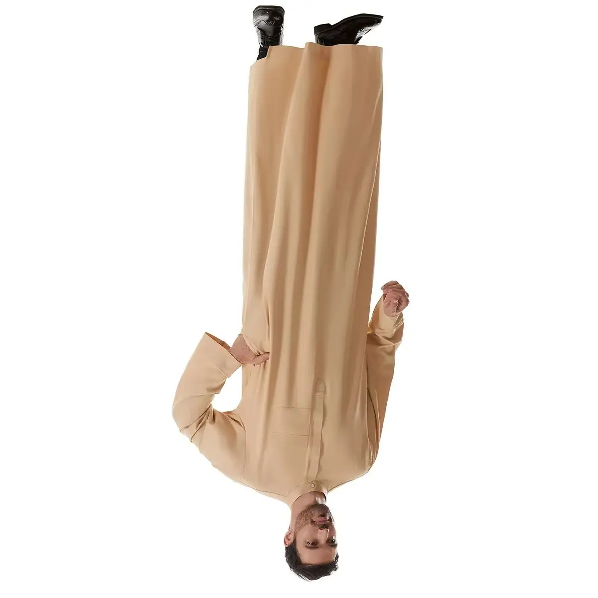 Muslim Men Jubba Thobe Zipper Kimono Long Robe Dubai Arab Abaya Caftan Dress Saudi Islamic Musulman Clothing Djellaba Dishdasha