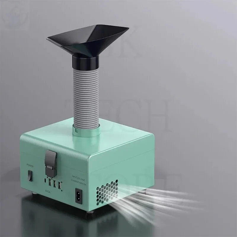 SIKO SK-102 150W Soldering Smoke Absorber ESD Fume Extractor LED Light Activated Carbon filter Sponge Solder Smoking Instrument