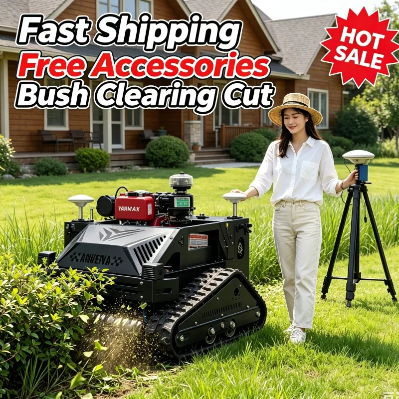 Customized Hot Sale Factory Direct Remote Control Lawn Mower Lawn Mower Robot Intelligent Remote App Control For Orchard Lawn