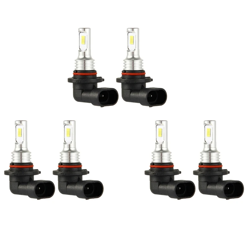 Ampoules de phares LED HB3 9005, 6x, 35W, 4000lm, 6000K, blanc, haute puissance