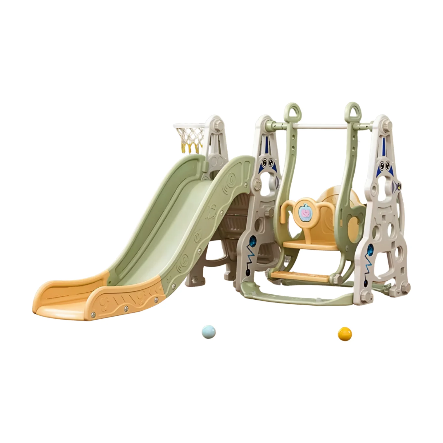 2026 Cheap Sample Factory Sale Indoor Slides With Swing 3 In 1 Kid Play Toys Home Slidepromote Sales