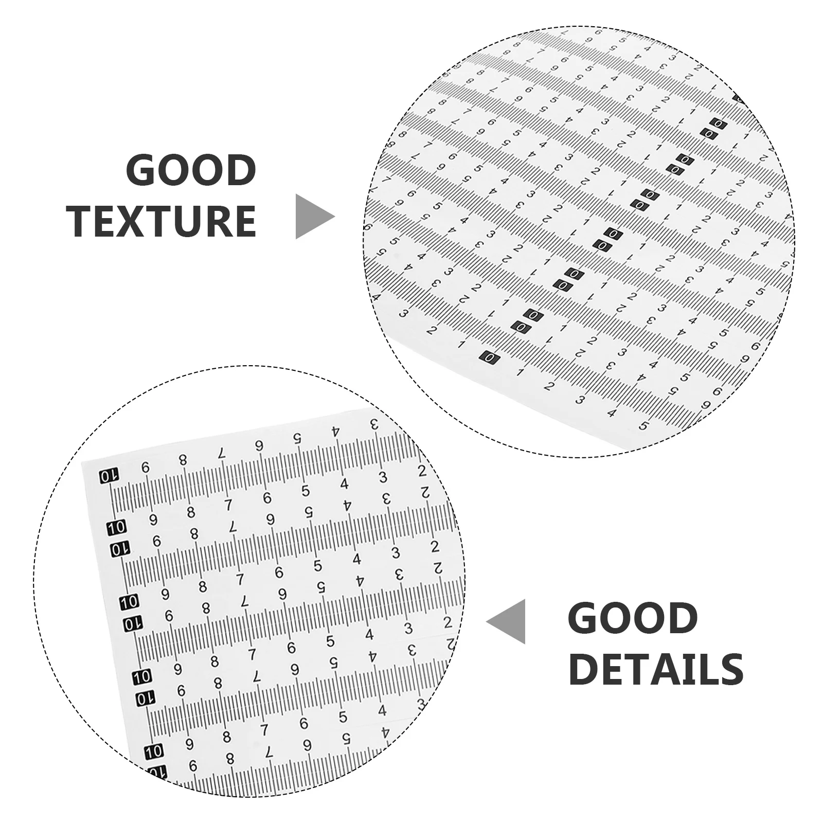 40 قطعة شريط مسطرة ذاتية اللصق مقياس متري قشر عصا قياس ملصق لطاولة العمل مكتب النجارة لتقوم بها بنفسك لاصق المدعومة