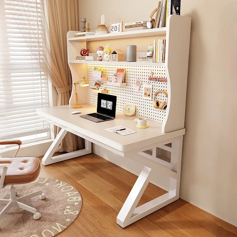 

Desk Book Integrated Table Hole Board Bedroom Student Home Study Table Small Unit Desktop Desk Computer Desk