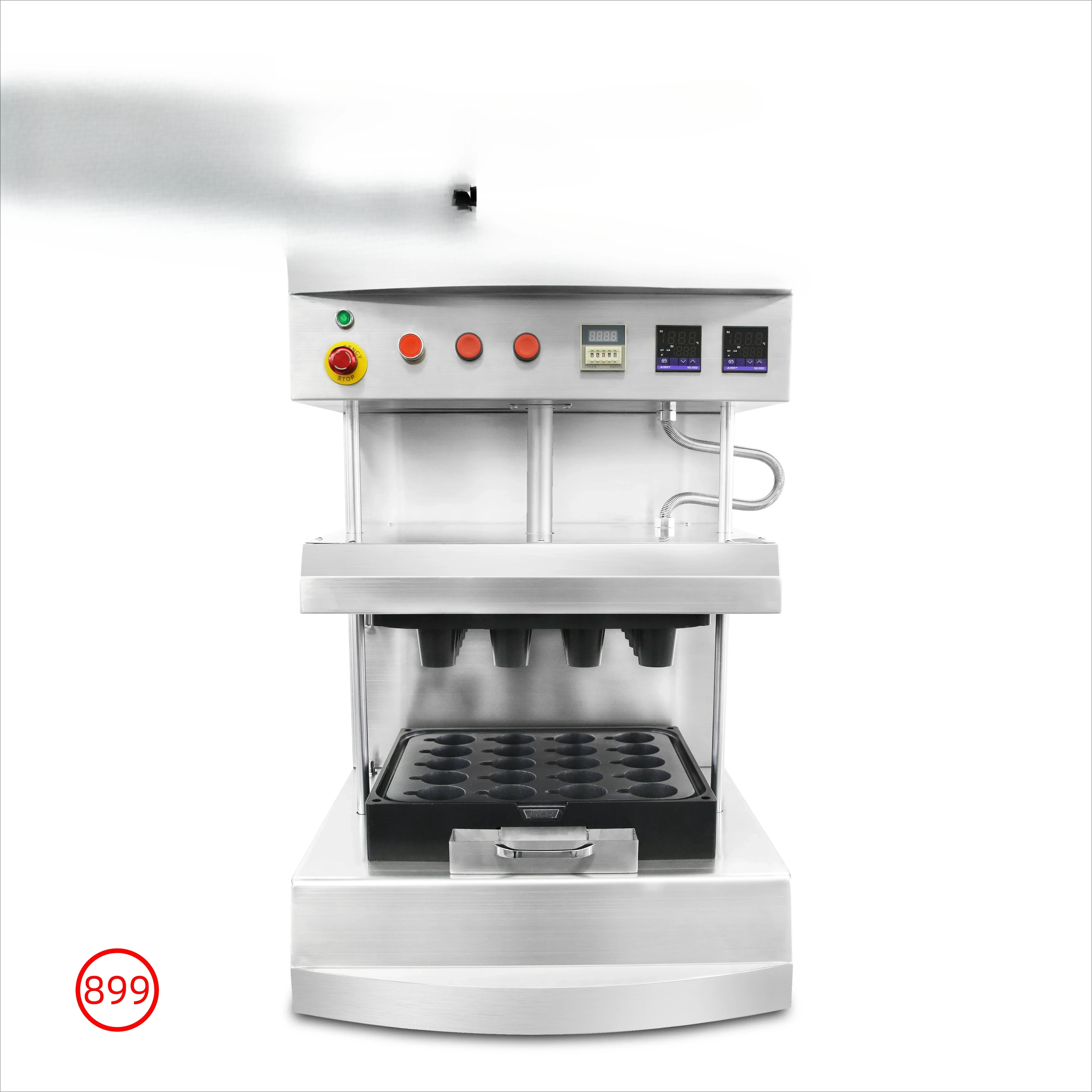 

Easy Operation NP-899 110V/220V Mini Tartelette Egg Tart Moulding Machine With Edible Coffee Cup Shape