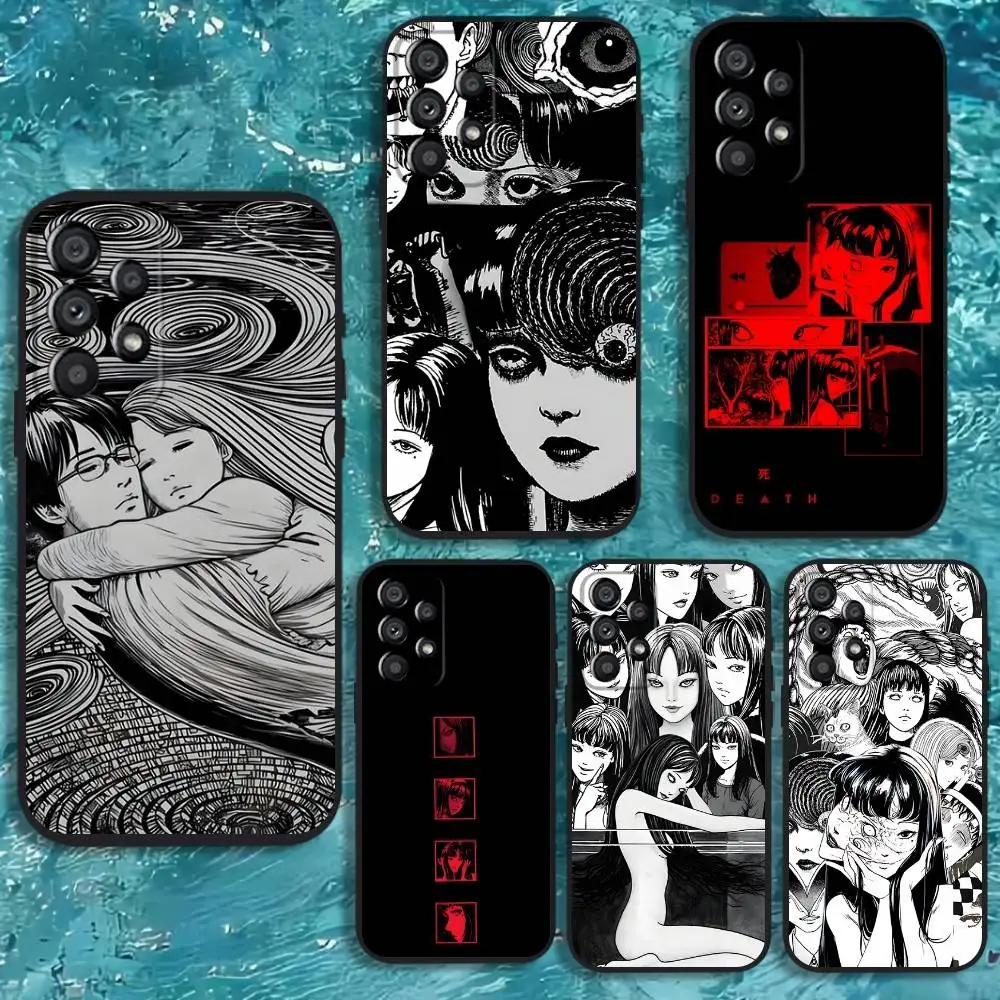 

Japanese H-Horror Comic Tomie Phone Case For Samsung Galaxy A20,A21s,A22,A31,A32,A52,A53,A72,73,A80 Soft Black Cover