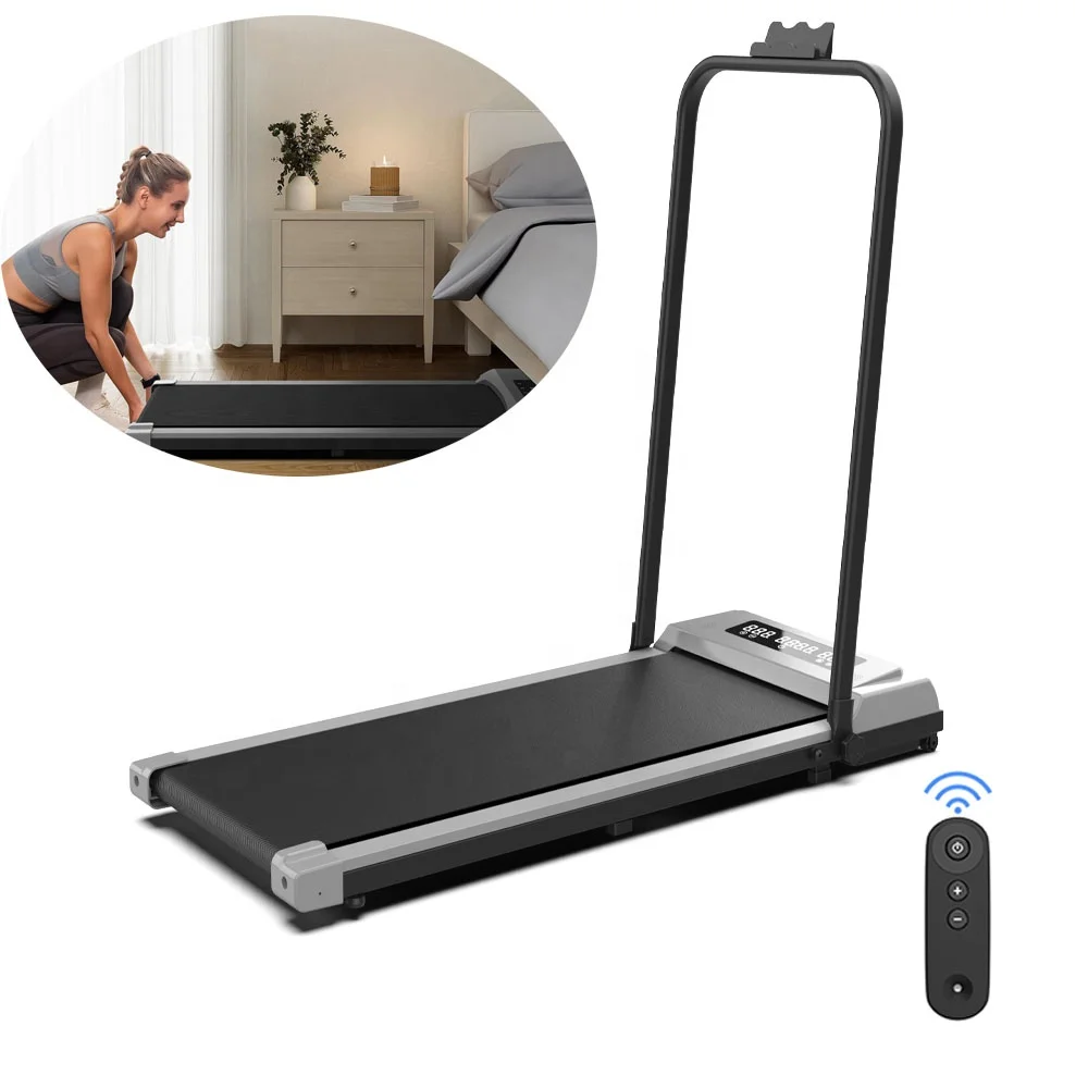 

Портативная электрическая беговая дорожка 2-в-1 для дома/офиса под стол с LED-дисплеем и пультом дистанционного управления