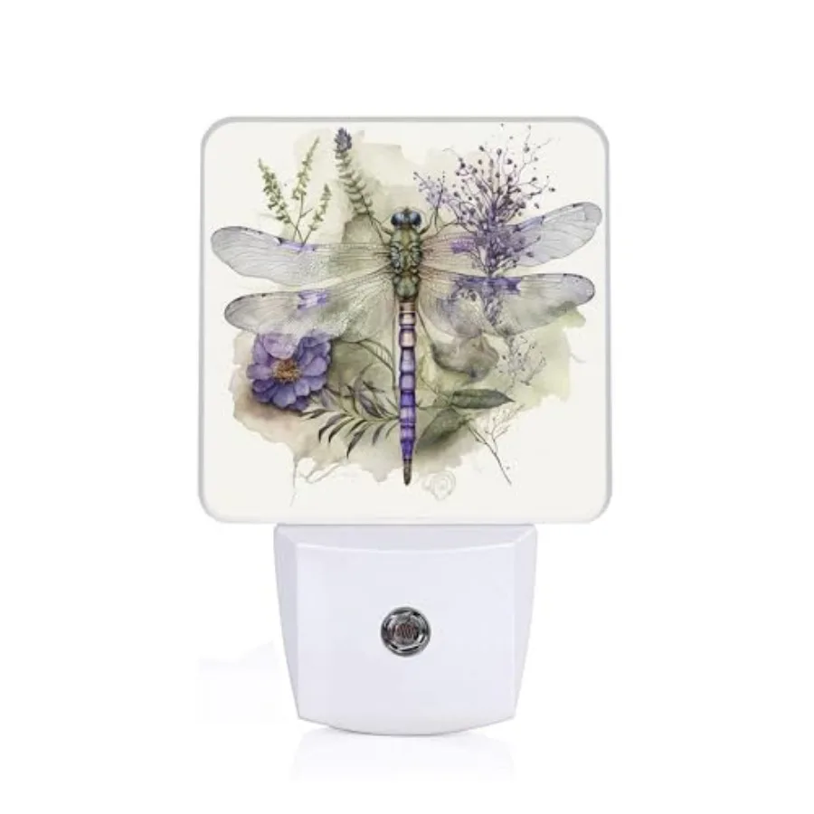 Night Light, Plug-in Night Lights with Dusk-to-Dawn Sensor for Bedroom, Bathroom and Living Room Sleep Friendly lamp 0.5w
