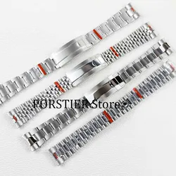 20mm Watch Strap oyster jubilee presidential Bracelet Solid 904L Stainless Steel for Sub gmt datejuste Men's watches NH35 Case