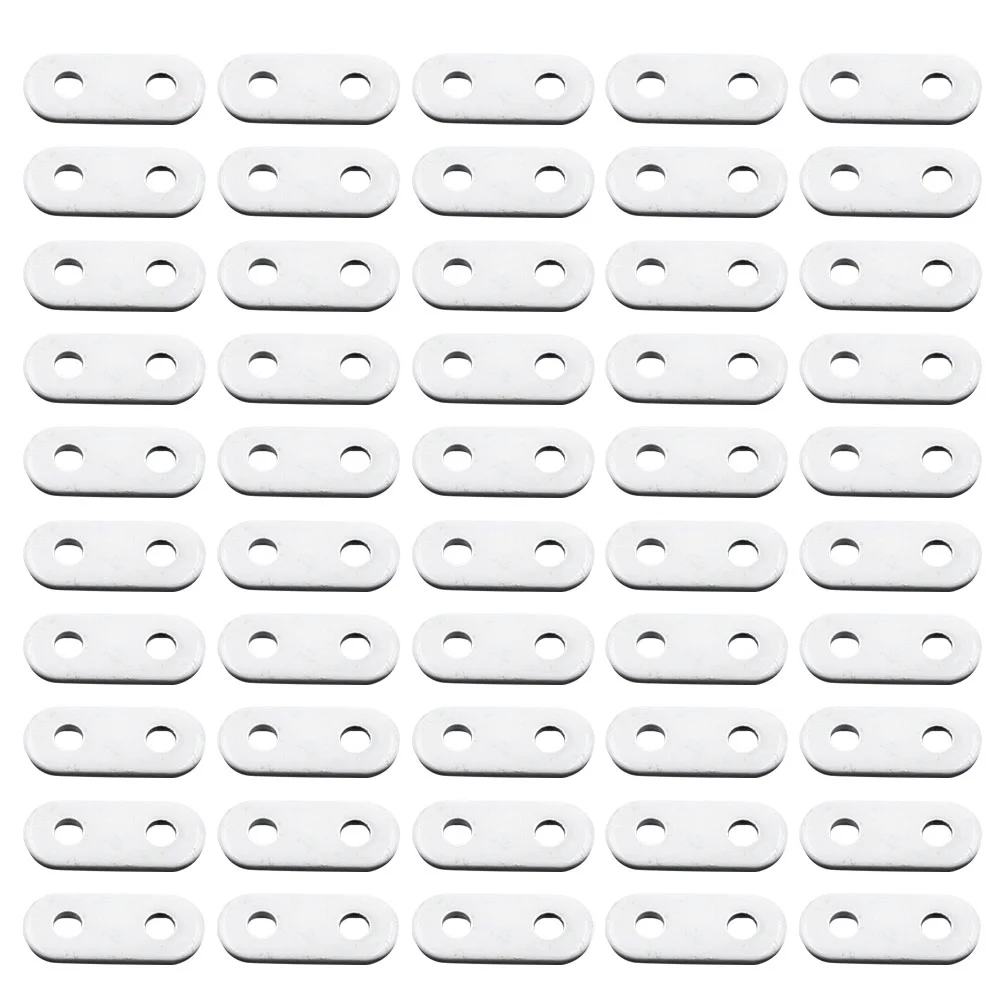 50Pcs Curtain Coating Block Curtain Bottom Gain Curtain Pendant White (124g)