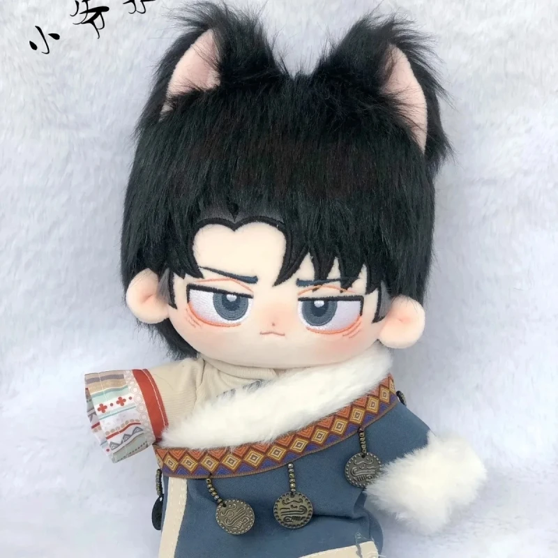 Anime Attack Levi Ackerman 20cm Plush Dolls Toy Nude Body Doll Plushie Cosplay 6310 Kids Gift