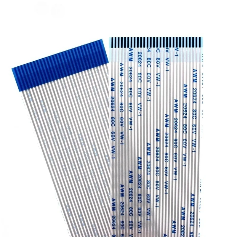 10pcs/lot Ffc Exclusive Flexible Flat Cable 1.00mm Pitch Awm 20624 80c 60v Vw-1 4-40p 2500-5000mm Customize