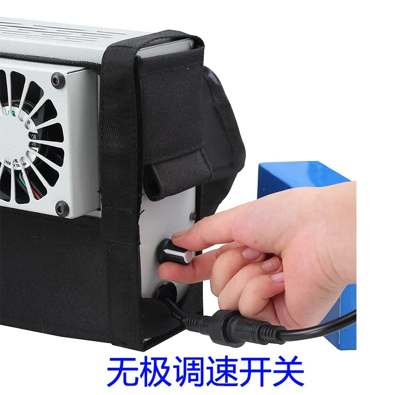 Portable mobile cooling vest refrigeration artifact frequency conversion Meibo wearable air-conditioning clothes