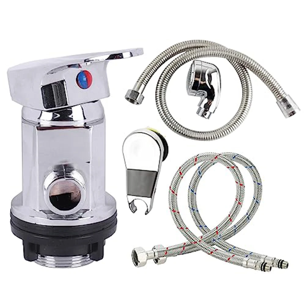Camping Use Salon Use Mixer Tap 80cm Hose Complete Installation Kit Flexible Hose Design Long-lasting Construction