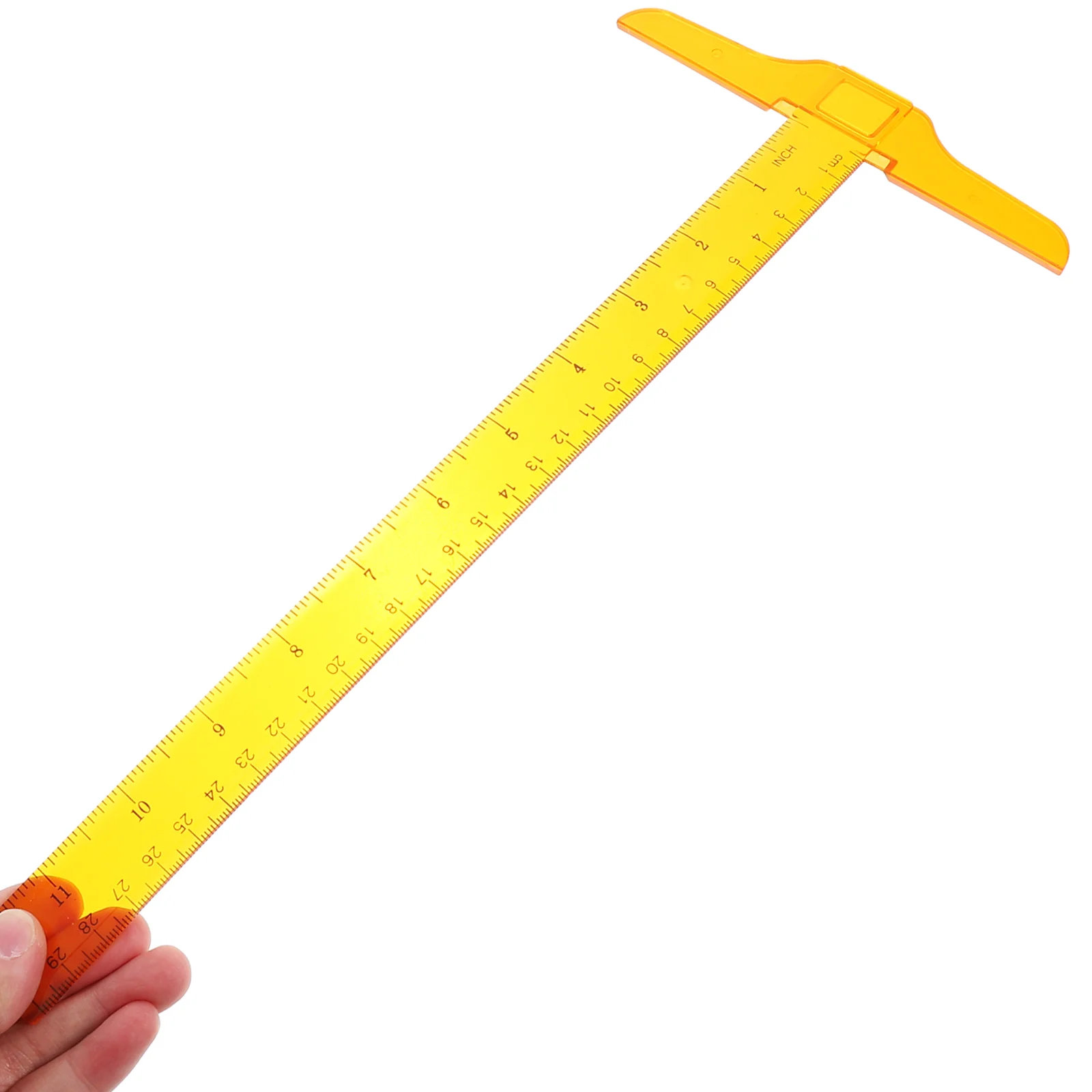 2 Pcs Quilting Rulers Professional Shape Drawing Supplies Set Measuring T-Square Child