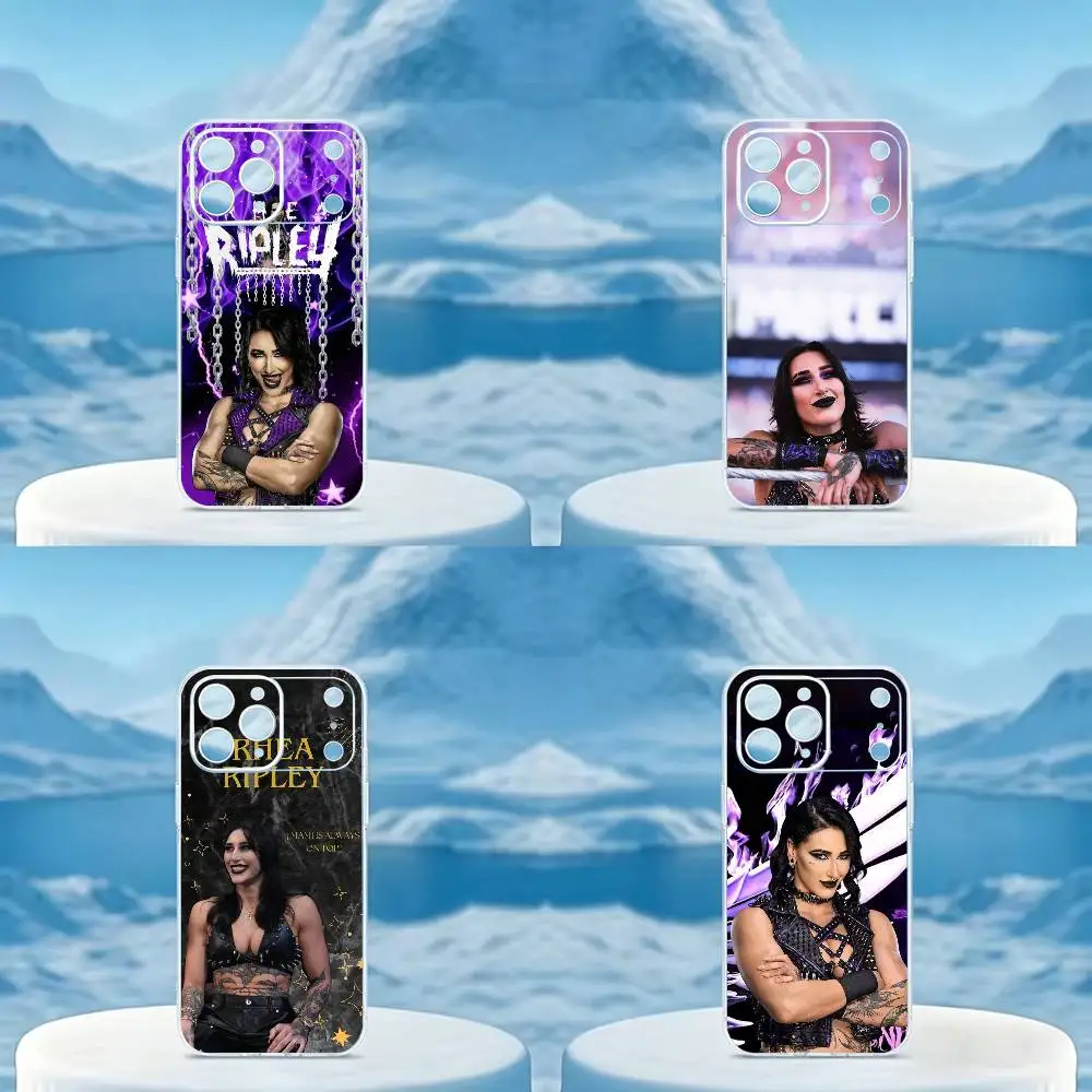 Funda de teléfono D-Demi Bennett-Rhea Ripley para iPhone 14 16 15 17 13 12 11 Pro Max Plus, funda transparente suave