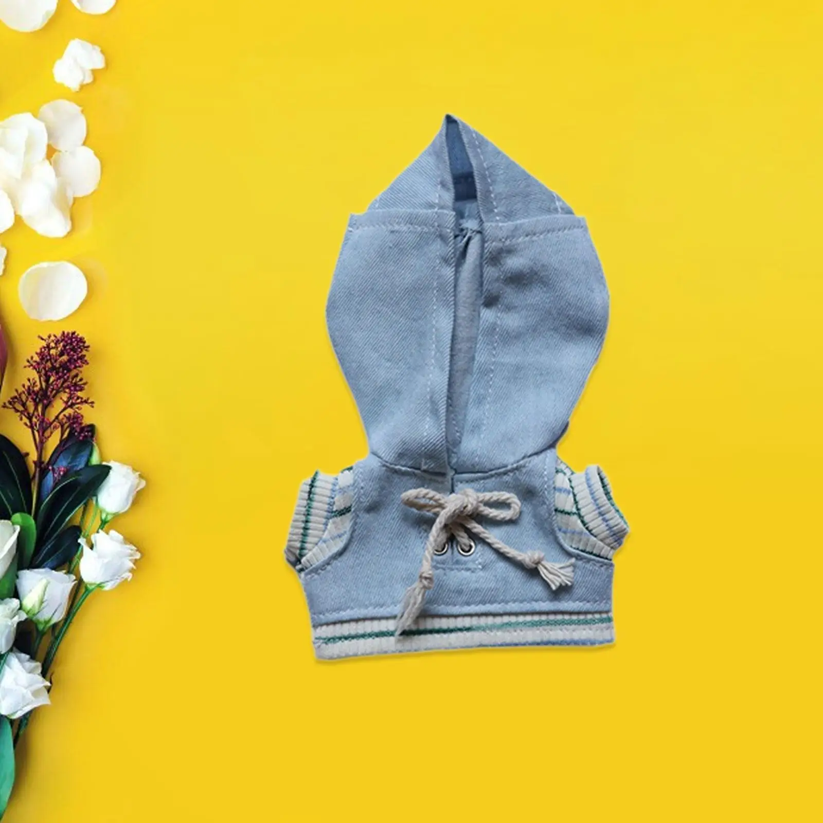 Mini roupas de boneca confortáveis acessórios de boneca roupas presente para meninas trajes de presente roupas com capuz roupas de boneca bonito