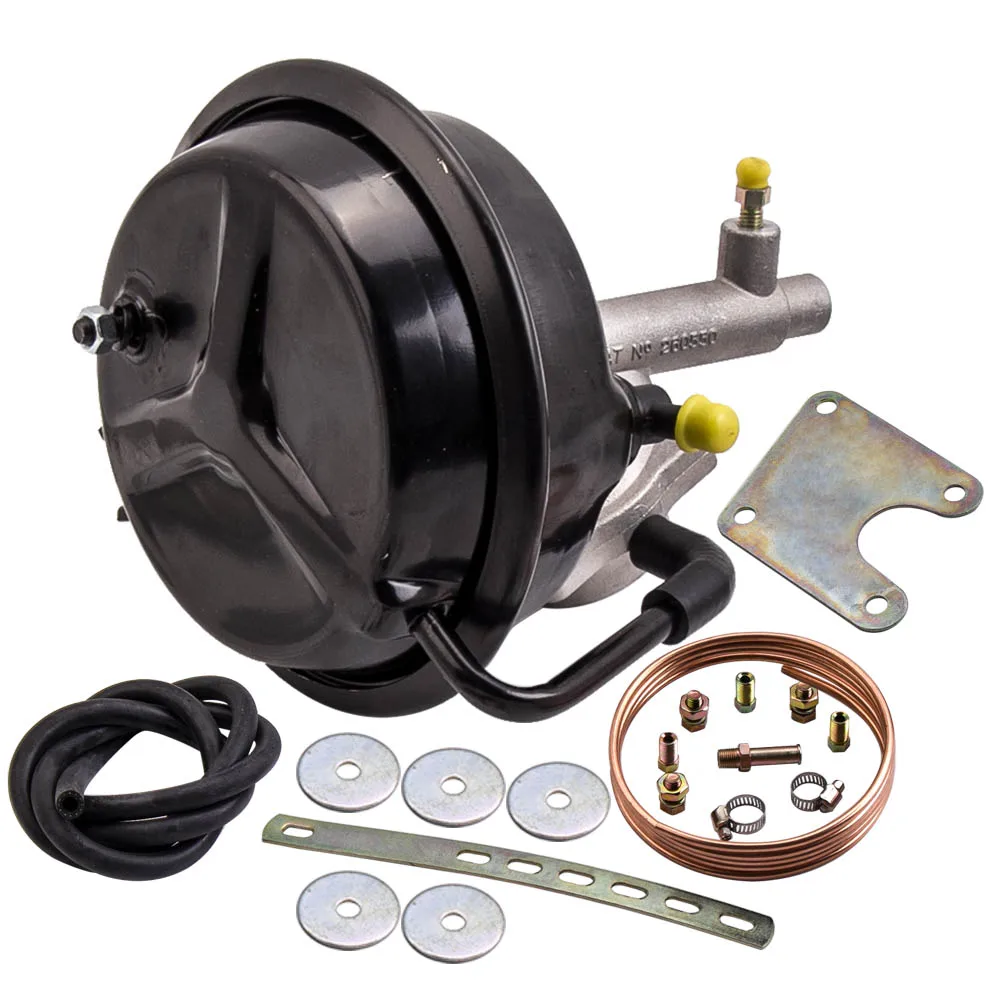 

VH44 Remote Brake Booster Servo Assembly Kit for 4 wheel Drum Brake 820 PSI Sale@w9Dkcq