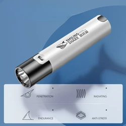 Flashlight Portable Strong Lights LED USB Rechargeable Power Bank Tactical Flashlight Outdoor Emergency Lighting Torch