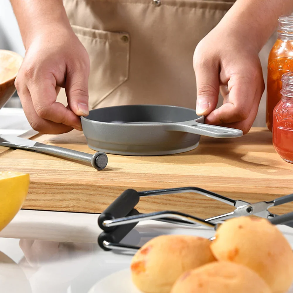 ملقط رفع قمع من السيليكون ، شريط قياس ، صلب مقاوم للصدأ ، قادوس تعليب ، فلتر بمقبض ، رافع برطمان زجاجي #5