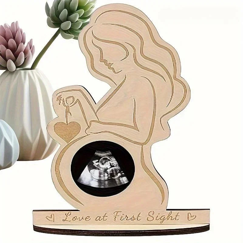 Baby Ultrasound Photo Frame Baby Sonogram Frame Christmas Thanksgiving New Year Valentine's Day Gift to Expectant Mother Wife