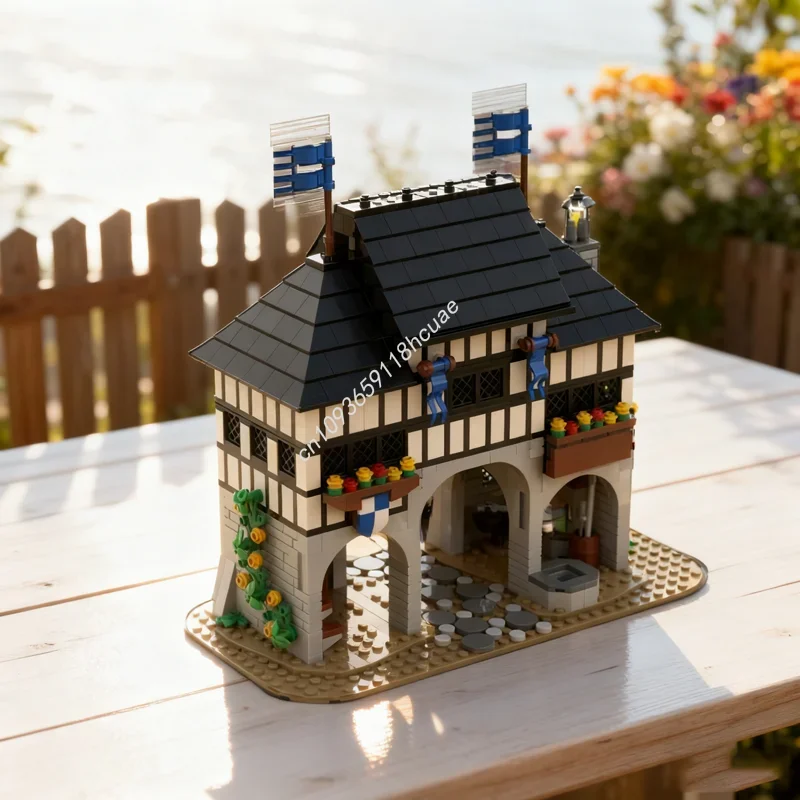 

1207pcs MOC Falcon s Keep Castle Black Falconsed Model Building blocks toys Architecture DIY idea Christmas gifts Education Kids