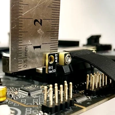 Silver PCI-E X1 To X1 Turn 90 Degree Dual Right Upright Angle Extension Cables PCIe 4.0 X1 (16G/bps)