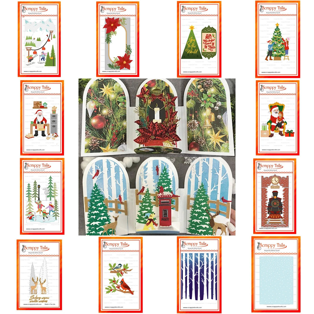 Poinsettia Pop Up Tunnel 2025 NEW Cutting Dies Scrapbook Diary Decoration Stencil Embossing Template DIY Greeting Card Handmade