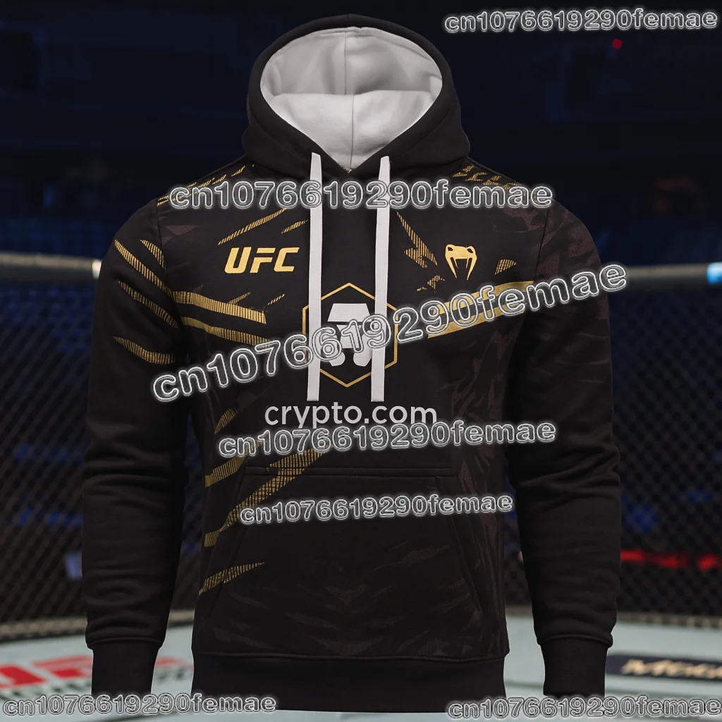 UFC طويلة الأكمام هوديي الرجال التدريب البلوز الملاكمة MMA القتال الأعلى ملابس رياضية كاجوال ملابس يومية ربيع الخريف الشتاء
