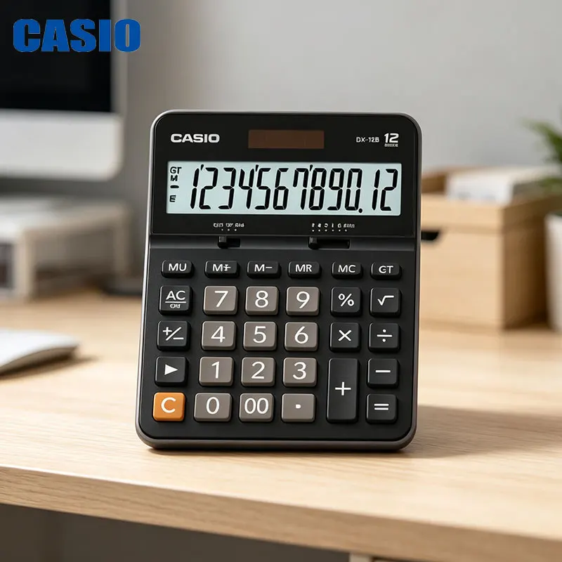 Casio DX-12B/82ES-PLSA/DH-12/MX-120B Financial office computer - Classic, durable, business-oriented, sleek and clean appearance