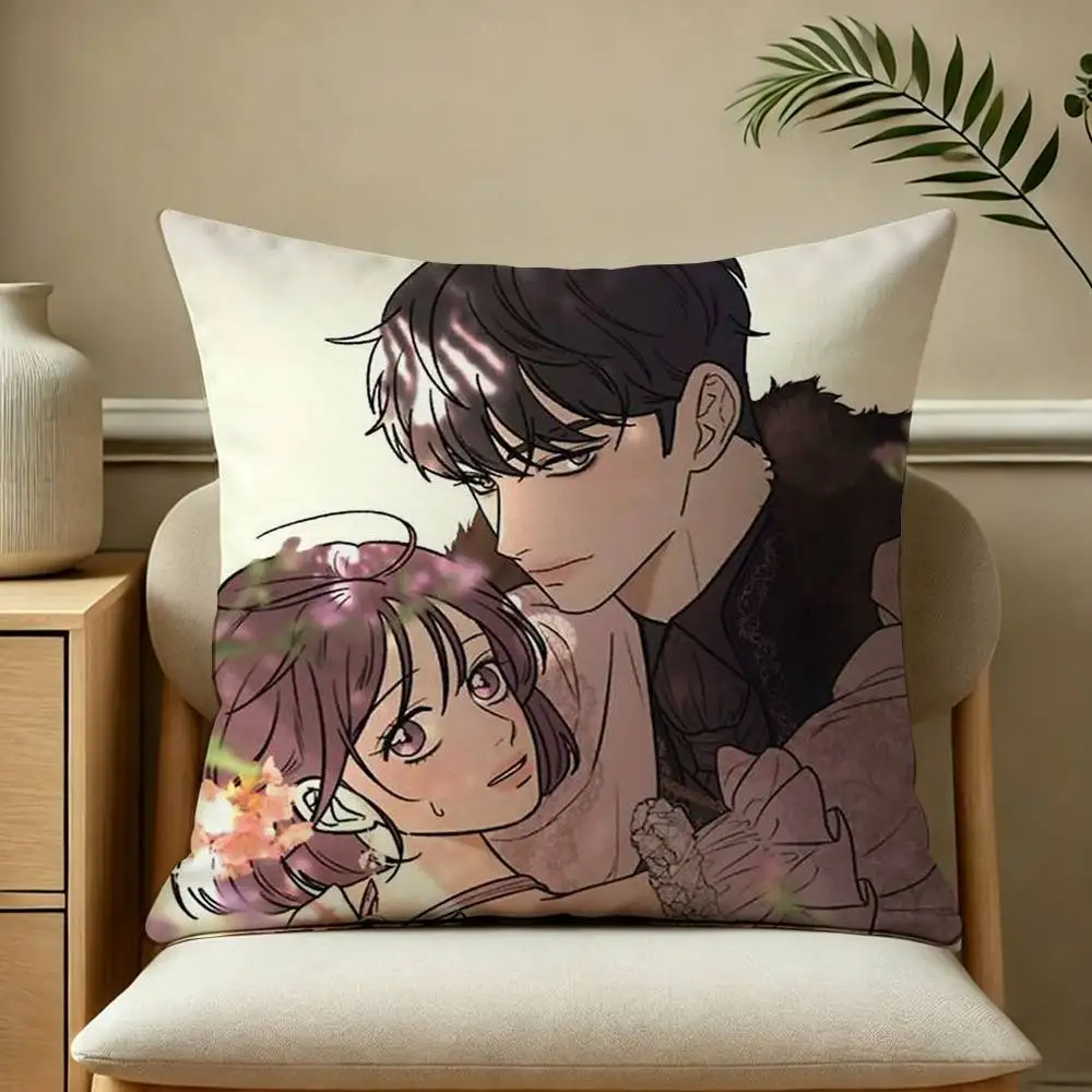 Manhwa Operation T-True Love Square Double-Sided printed Pillow Case Bedroom Bedside Pillow Sofa Cushion Cover