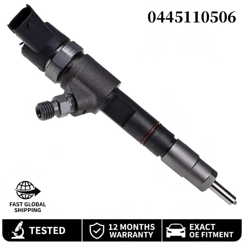 0445110506 Common Rail Diesel Fuel Injector for TATA