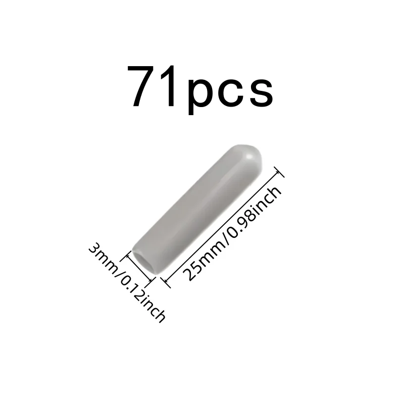 71 pcs Anti-Scratch Tip Protectors, Universal Fit Design and Flexible Soft Material, ideal for Home Appliance Safety