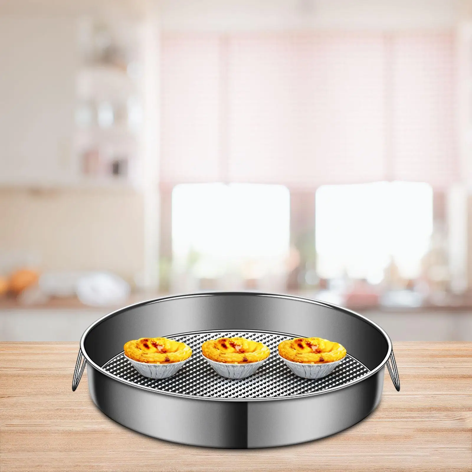 Cesta de vapor de Metal, accesorio de cocina, red de malla, vaporizador multifuncional para dumplings, huevos, verduras, bola de masa de pollo