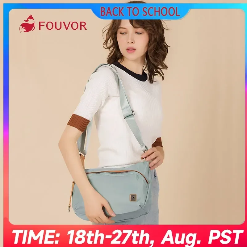 

Fouvor Nylon Crossbody Bags Women Sports Waterproof Canvas Casual Shoulders Bags Lightweight Messenger Bag Teenagers 2828-12