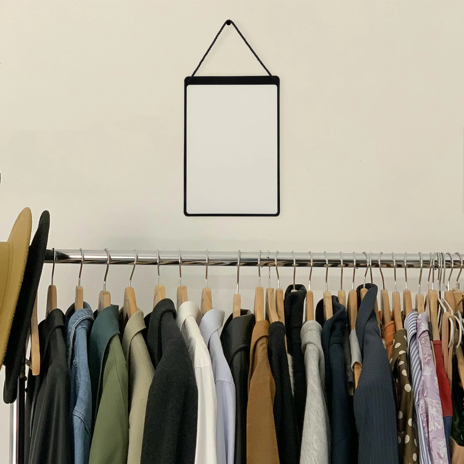 

PVC Hanging Sign Holder Advertising Display Frame For Clothing Store Exhibition Event Eyecatching Price Tag