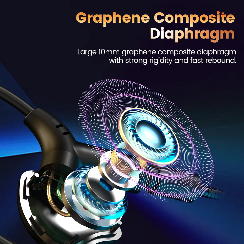 유형 C 유선 헤드폰 게임용 이어폰 USB-C 핸즈프리 플러그형 마이크 ​​이어버드 3.5mm 케이블 헤드셋 게이머(전화 태블릿용)