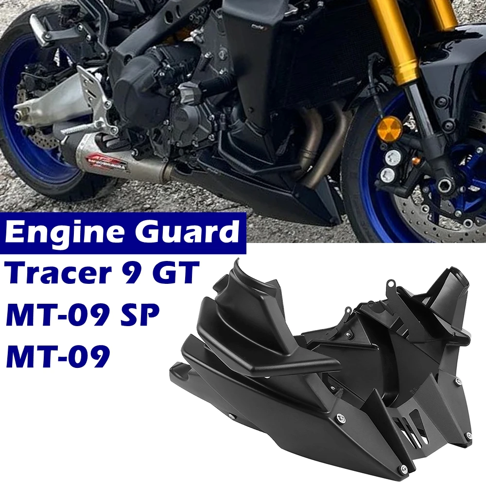 Motorcycle Belly Pan Engine Chassis Protective Guard For YAMAHA MT-09 SP MT09 MT 09 mt09 TRACER 9 GT Plus / Y-AMT 2021-2026