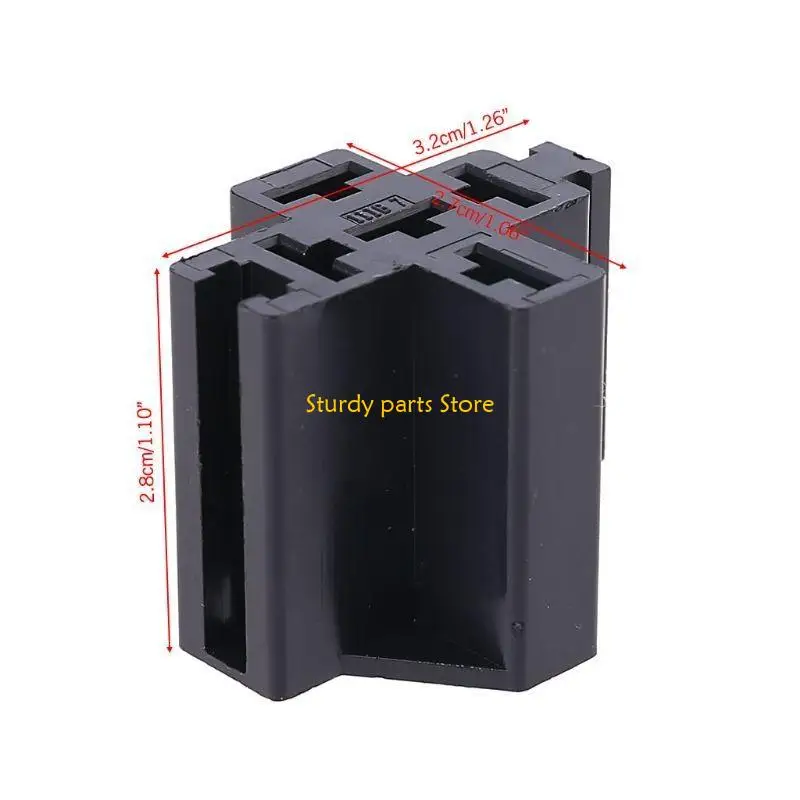 97QC 40A 5 Pin Connector Socket with 5 x 6.3mm Terminals Car Truck Vehicle Rela