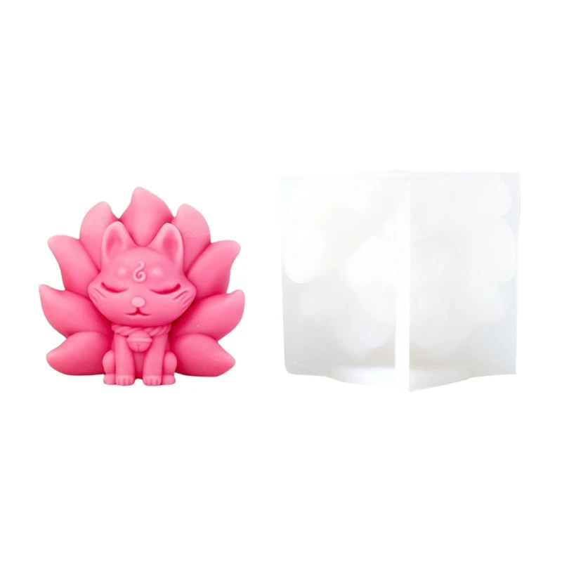 

Nine-Tailed Foxes Resin Crafting Mold Epoxy Resin Moulds Resin Animal Moulds