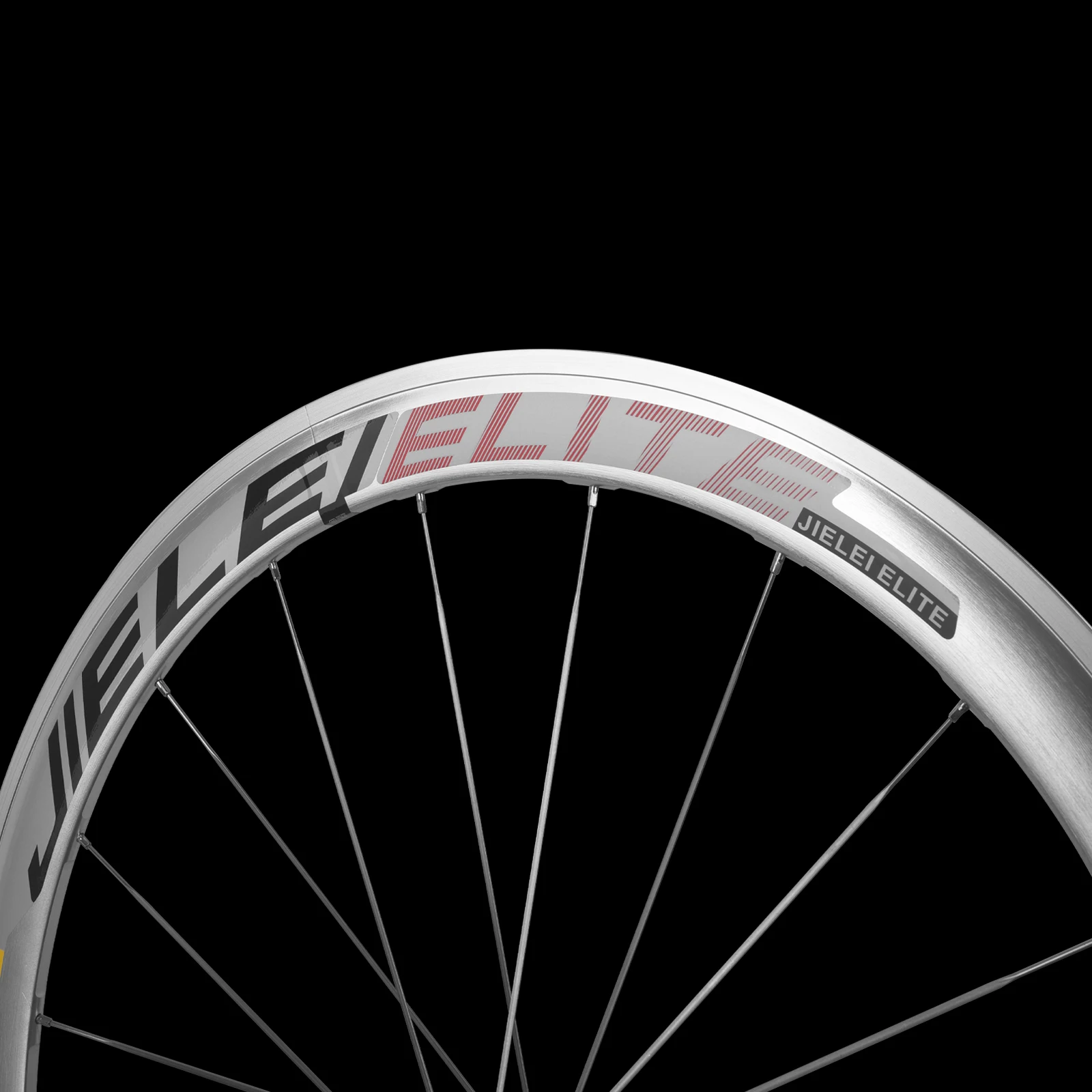 RUJIXU 700C Silberner Fahrrad-Laufradsatzrahmen, Straßenradpaket, V-Cdisc-Bremse, Rückenbremse, gerades festes Getriebe, 700C, 30 mm, 40 mm, 50 mm – Detail 15