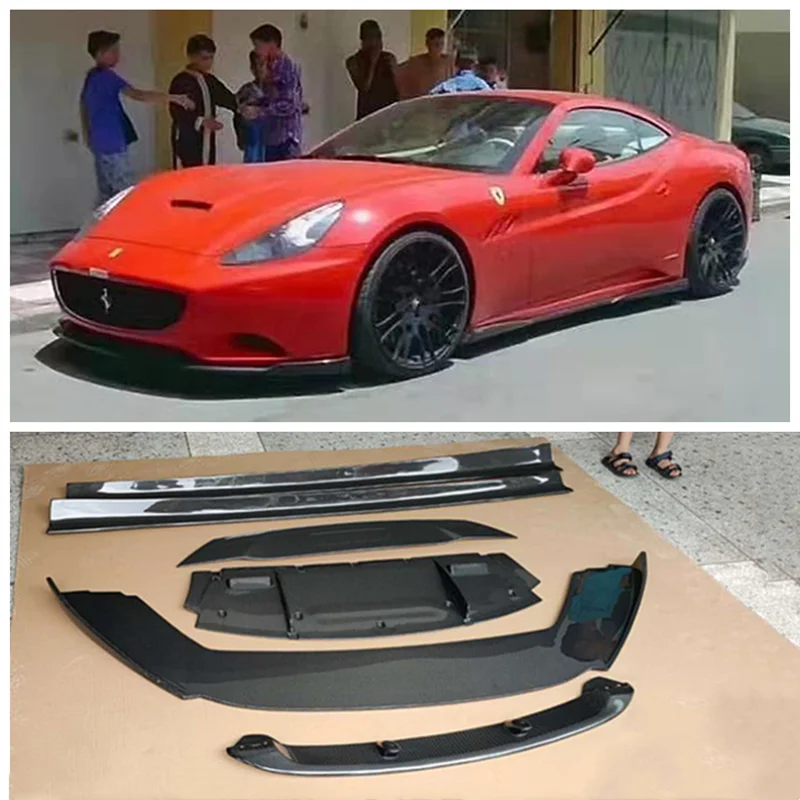 

Fits For Ferrari California 2009-2014 Carbon Fiber Body Kit Bumper Front Lip Rear Diffuser Spoiler Side Skirt Body Kit