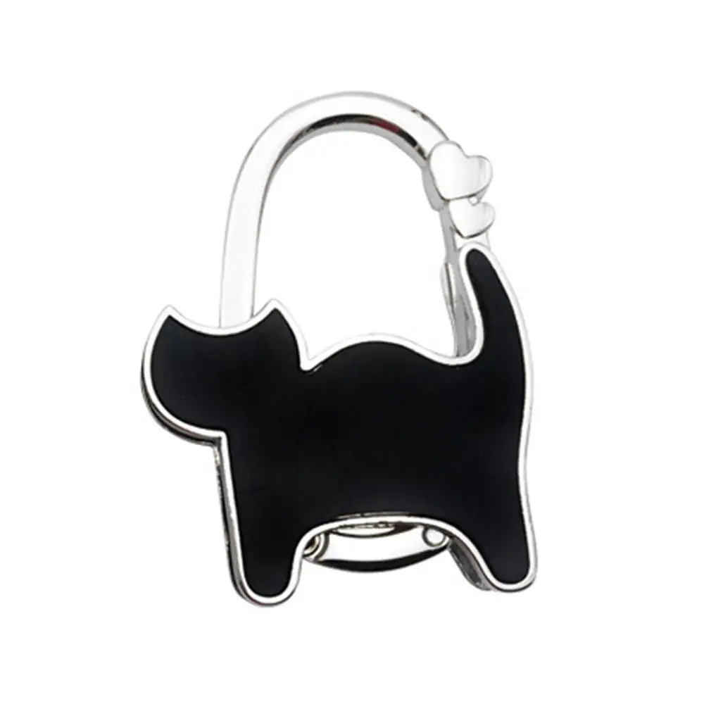 Portable Folding Handbag Hook Holder Purse Hanger Table Edge Hanging Hooks for Handbag Decoration Women Bag Organizer