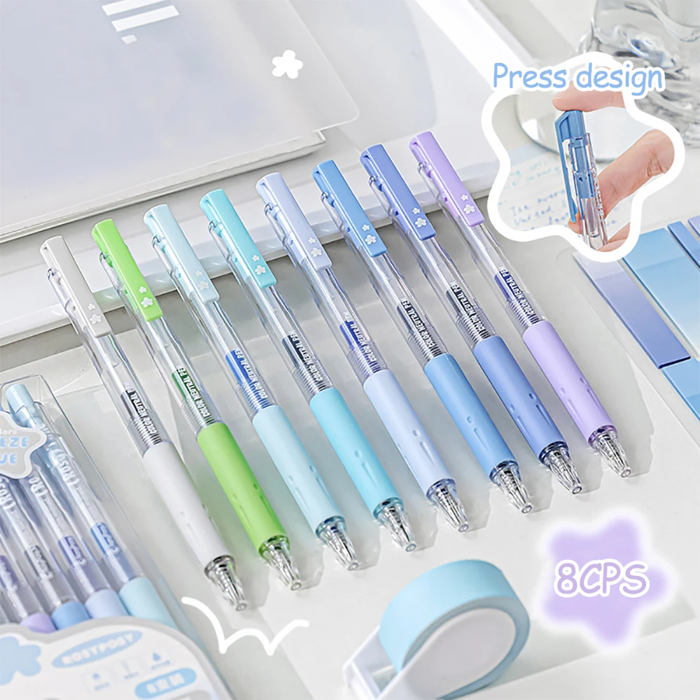 Creative Color Neutral Pen Set Multi Color 0.5mm Smooth Writing School Student Art Drawing Pen for Diary Scrapbooking Stationery