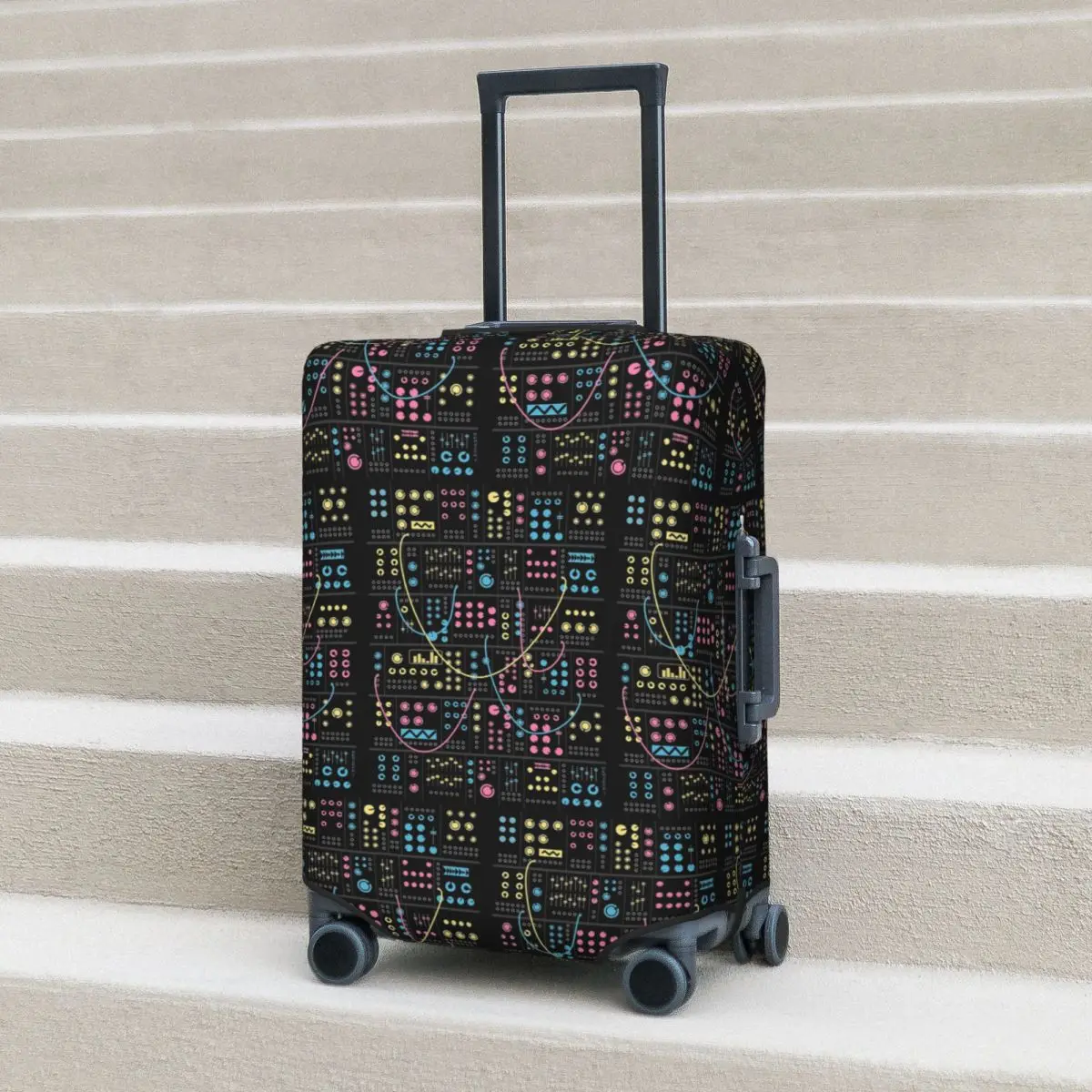 

Modular Synthesizer Suitcase Cover Protection Elastic Travel Luggage Protector Covers for 18-32 Inch