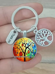 New Tree of Life Keychain. Thank you, ladies. Car bag accessories. Wishing tree. Thank you. Thanksgiving gift for a customer. Gi