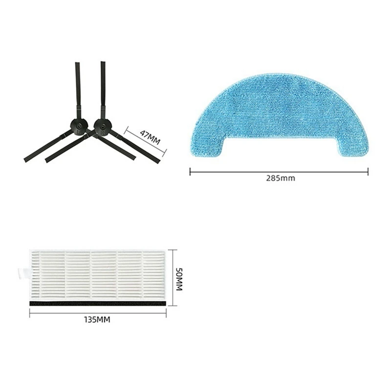 Piezas de repuesto para Robot aspirador, accesorios para aspiradora doméstica, para OSOJI 950, 990, 680, 870