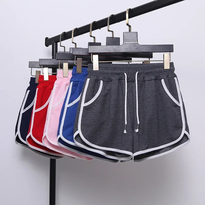 Women's Loose-fit Casual Shorts Summer 2022 New Style Elastic Waist Wide Leg Hot Pants Outer Wear For Students